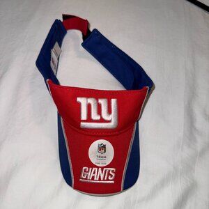 NFL Official New York Giants Visor Hat, One Size Fits All, Never used, tag on
